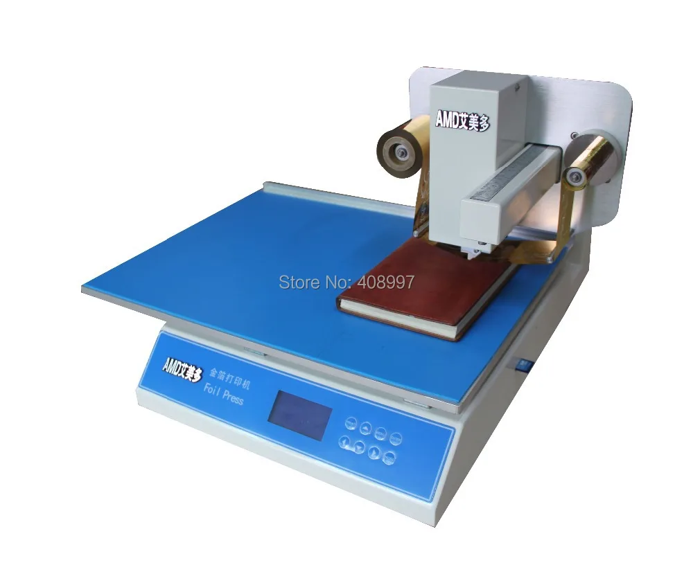 Gold foil printer 8025, digital foil stamping machine on