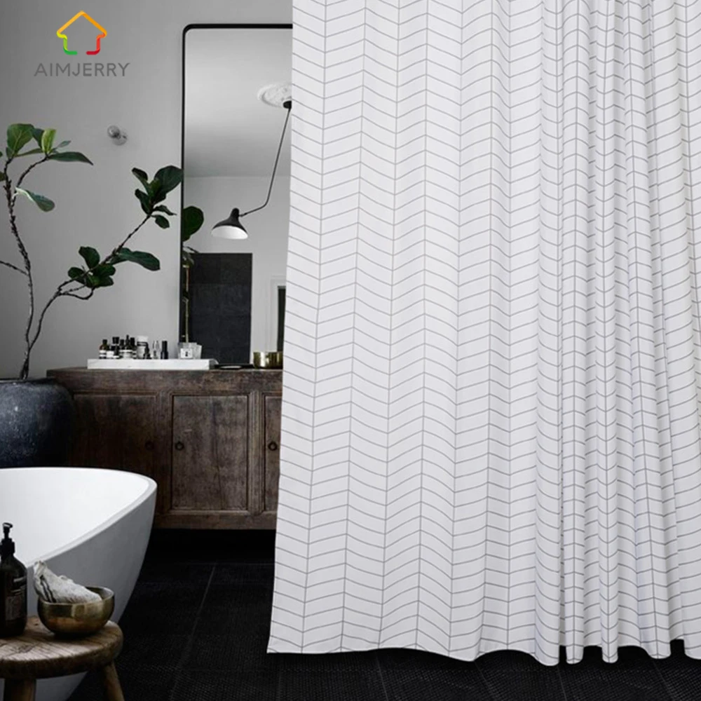 shower curtain for bathtub small bathroom aimjerry fabric white and black bathtub bathroom shower curtain with 12 hooks 71wx71h waterproof mildewproof 2018 in curtains from home shower curtain for bathtub small bathroom aimjerry fabric white and black bathtub bathroom shower curtain with 12 hooks 71wx71h waterproof mildewproof 2018 in curtains from home