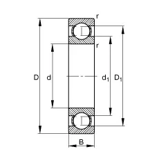 1 шт. подшипник 66/23 P63 23X56X15 MOCHU Открытый Глубокий шаровой подшипник ABEC-3 Однорядный подшипник