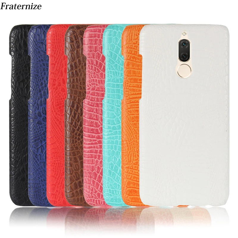 

Nova 2i Leather Cover For Huawei Mate 10 Lite Pro Case Crocodile Snake Back Cover Case For Mate 8 9 Pro Lite Phone Bags Coque