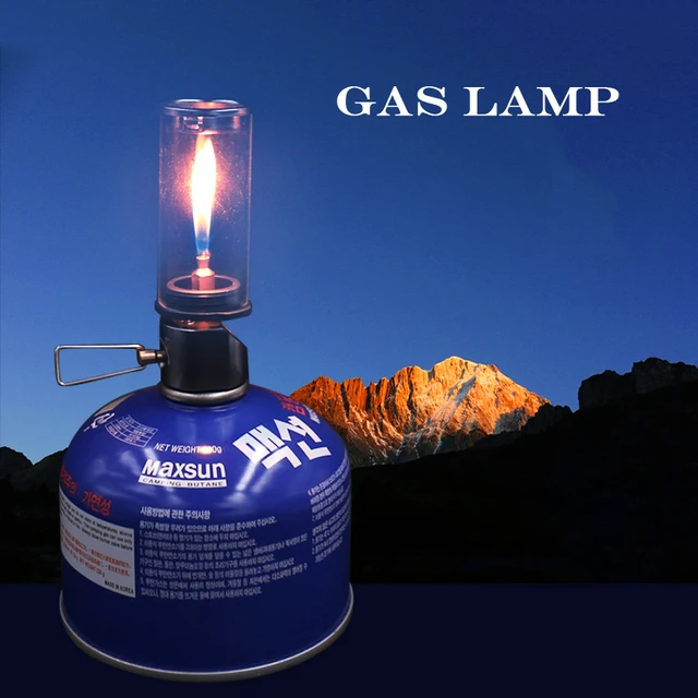 Ultralight Camping Light Gas Camping Lamp Tourist the Tent Gas Night