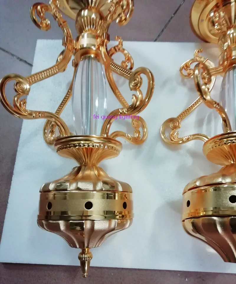 Золотая люстра классический светодиодный хрустальные люстры lamparas de techo colgante современный светильник люстра с крепящимися элементами