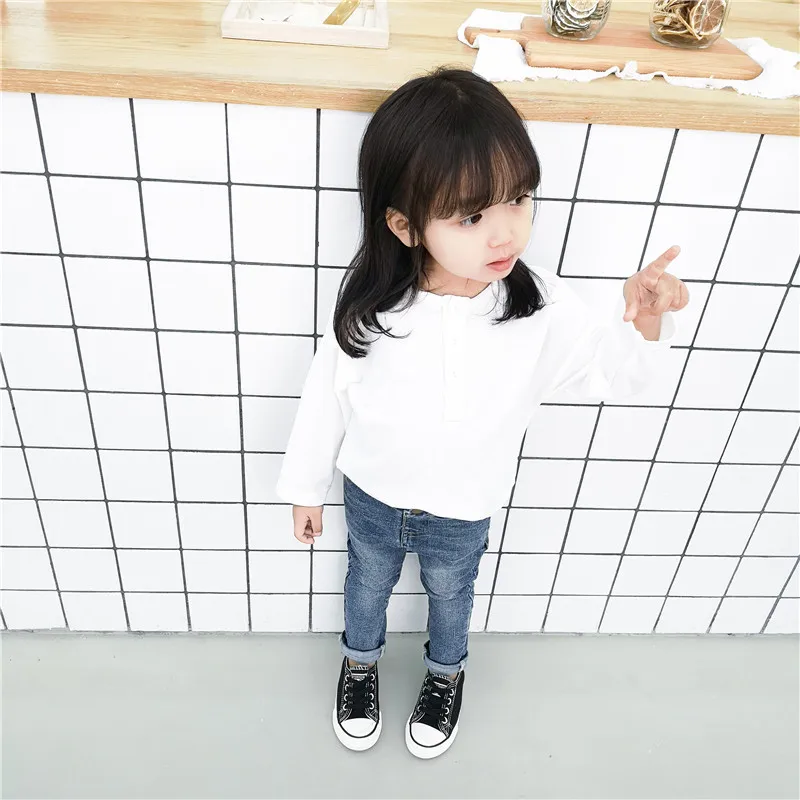 Autumn 2018 New Style Girls Jeans Kids Clothing Pants For Girls Spring Trousers Children Jeans Elastic Waist Fashion For Baby (32)