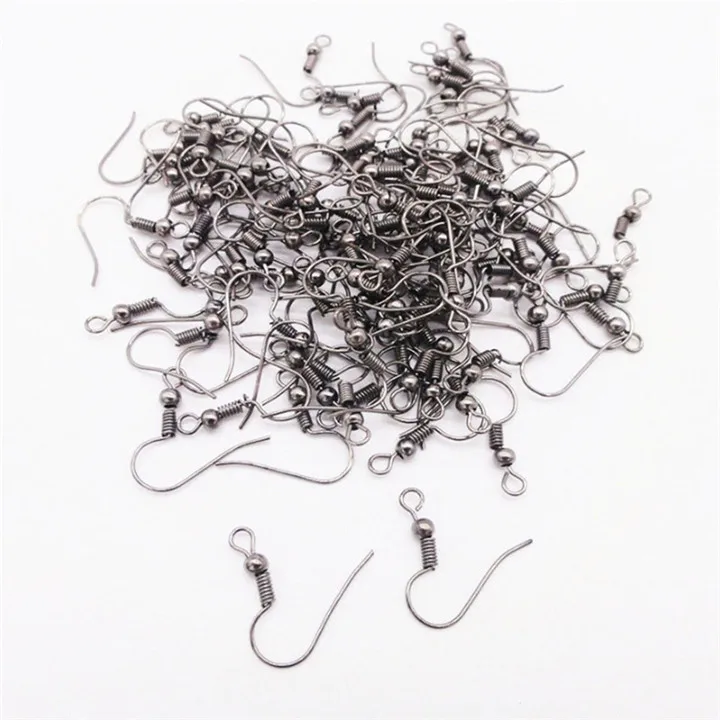 4 50pcs Ear Hook For Diy Earring Marking Gold Plated Earrings For Women Silver  Earhook Diy Craft Jewelry Marking Components