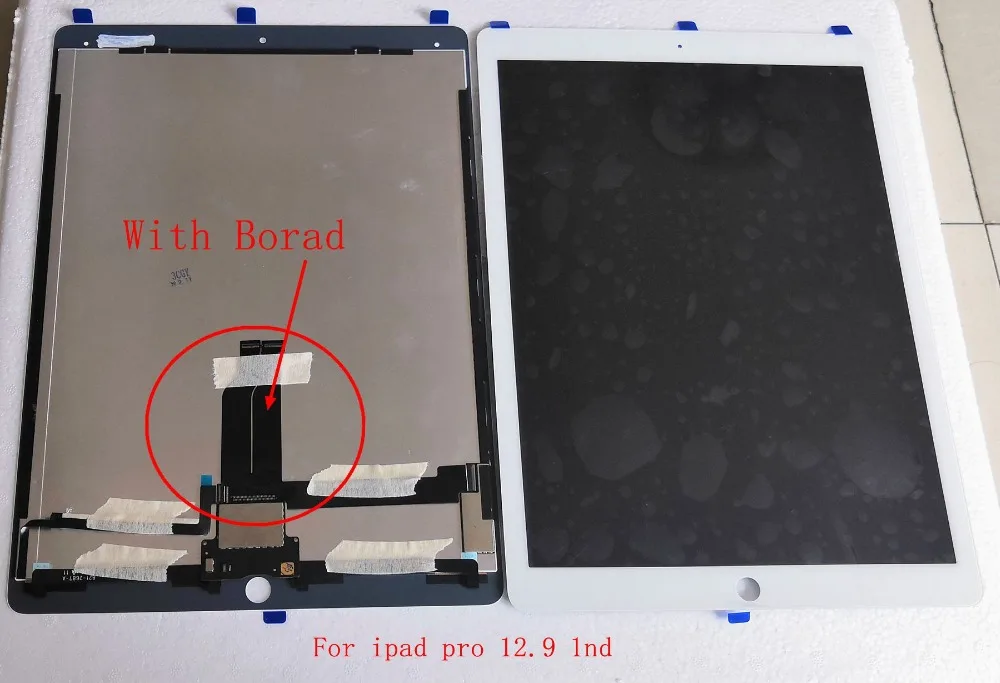 ЖК-экран для Ipad Pro 12 9 1nd A1652 A1584 дигитайзер сенсорного стекла с гибким кабелем borad