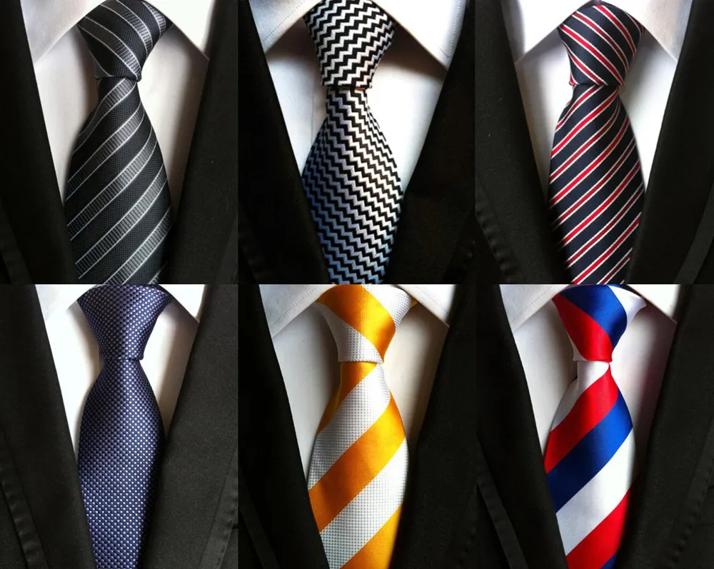 

Fashion Polyester Necktie Men tie 8cm tie Jacquard Woven tie 100% silk ties For Men Corbatas Hombre Business Wedding Party A03