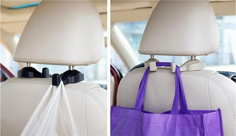2 шт. автомобильный держатель сумки для покупок крючок для сиденья для Honda CRV Accord HR-V Vezel Fit City Civic Crider Odeysey Crosstour Jazz Jade