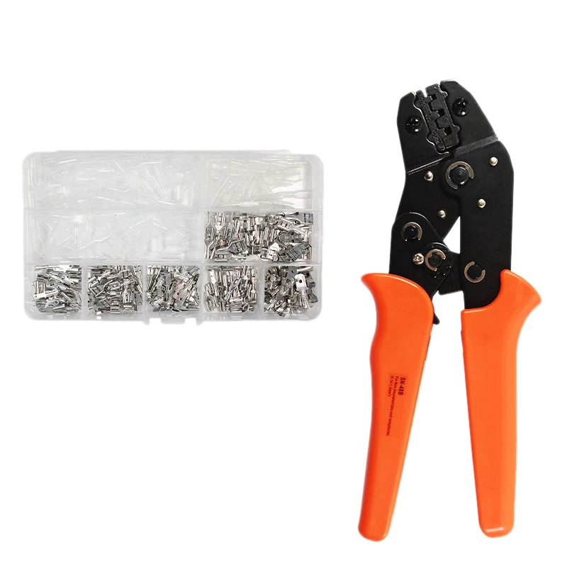 

Sn-48B Mini Europ Style Crimping Tool Crimping Plier 0.5-1.5Mm Multi Tool 6.3/4.8/2.8 Plug Spring Insert Terminal