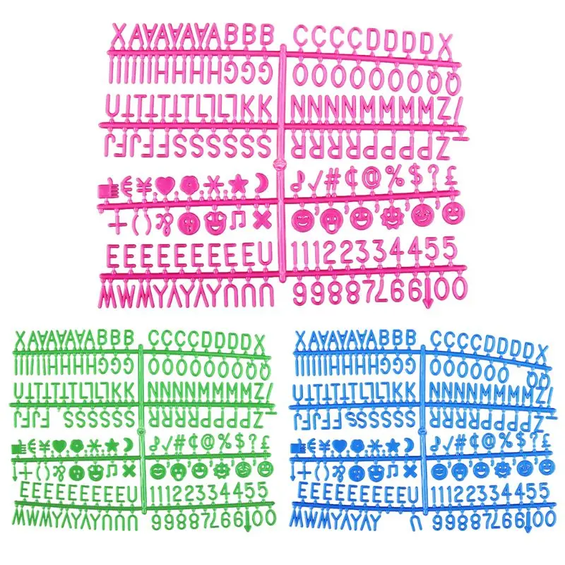 

Characters For Felt Letter Board 340 Piece Multicolor Numbers For Changeable Letter Board