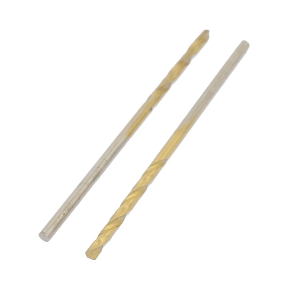 

Uxcell New Arrival 2pcs 10 in 1 Straight Round Shank 1.5mm HSS High Speed Steel Twist Drill Bit Wood Tools, Electric Drills