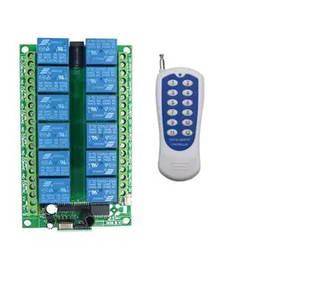

DIY Appliance switch wireless remote control DC 12v 12ch Receiver Switch Transmitter