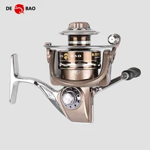 DEBAO полностью Металлическая спиннинговая Рыболовная катушка Высококачественная катушка 13BB KM1000-7000 серия Peche Pesca baitcasing катушка