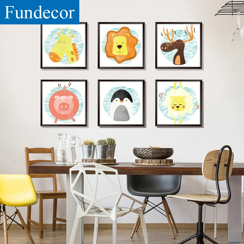 

[Fundecor] 3D Cute Pet Photo Frame Wall Stickers For Kids Rooms Girl'S Bedroom Nursery Children Wall Decal Diy Mural Home Decor