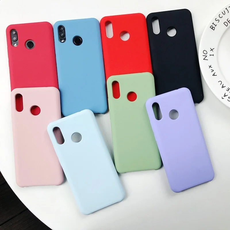 

Original official Phone Silicone Case For huawei mate 20 lite pro honor 8x Cover For Huawei P20 P30 lite Pro Smooth Liquid Case