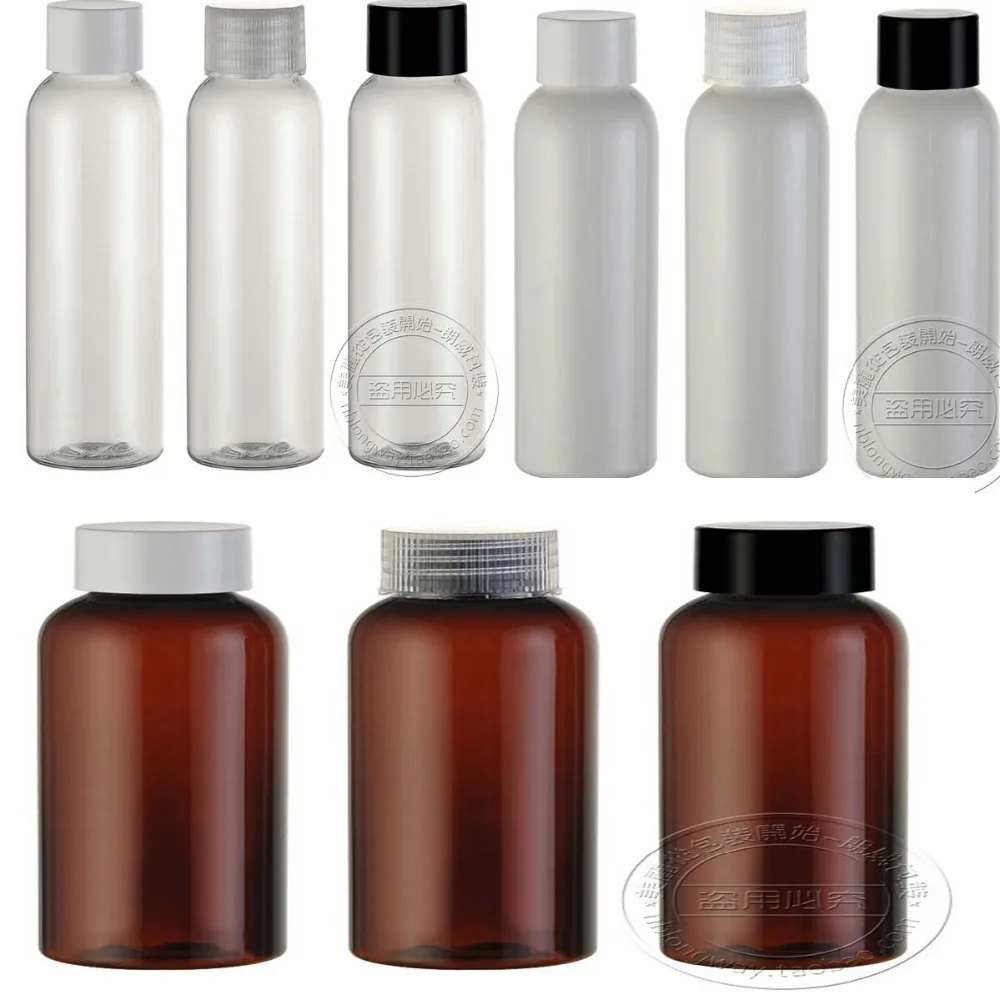 Capacity 60ml 300pcs/lot transparent in common lid bottles, Coke bottle