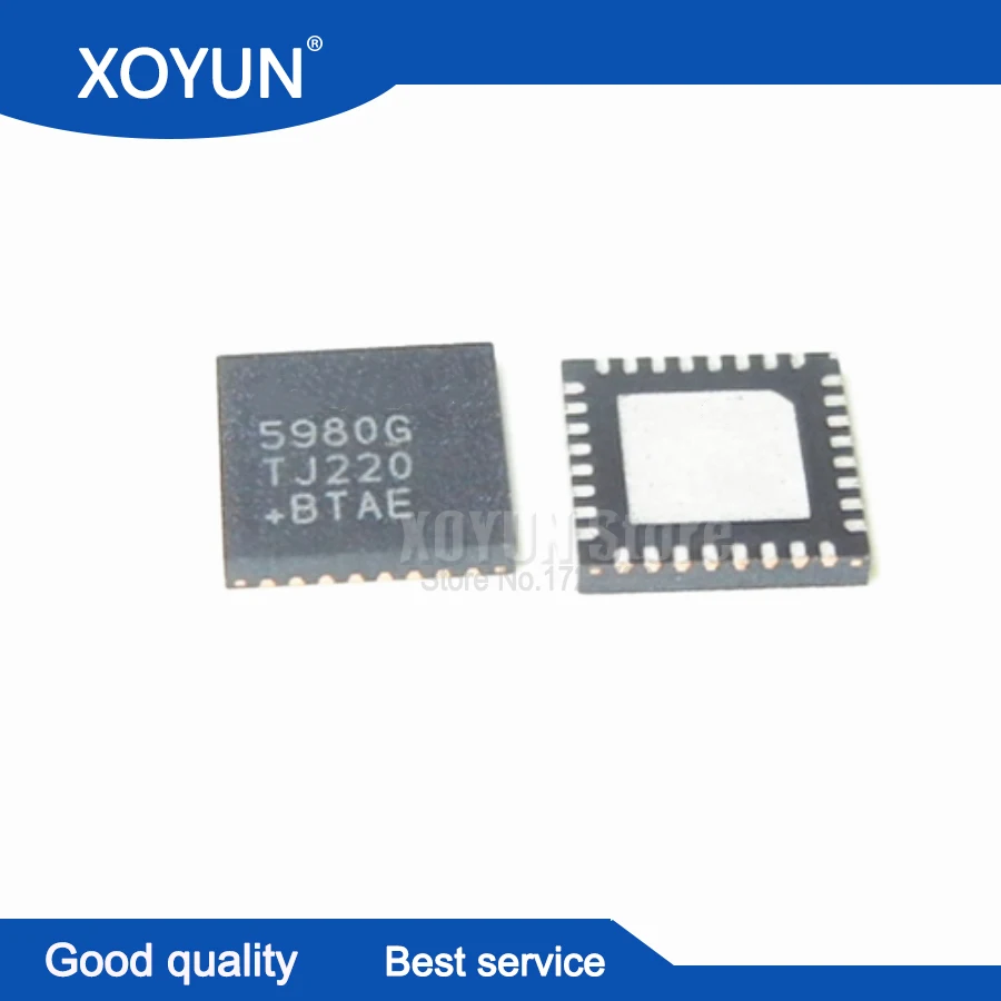 

5PCS MAX5980GTJ+T MAX5980G 5980G QFN32