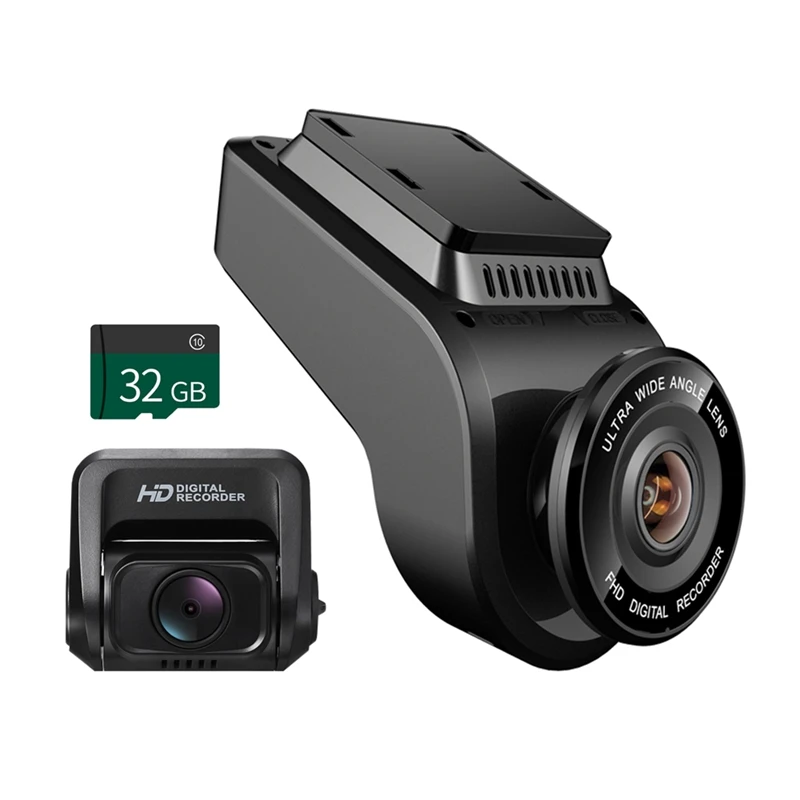 VODOOL 4 K 2160 P Ultra HD gps WiFi Автомобильный видеорегистратор с камерой заднего вида 1080 P с двумя линзами для вождения видеорегистратор ночного видения - Название цвета: No Rearview Camera