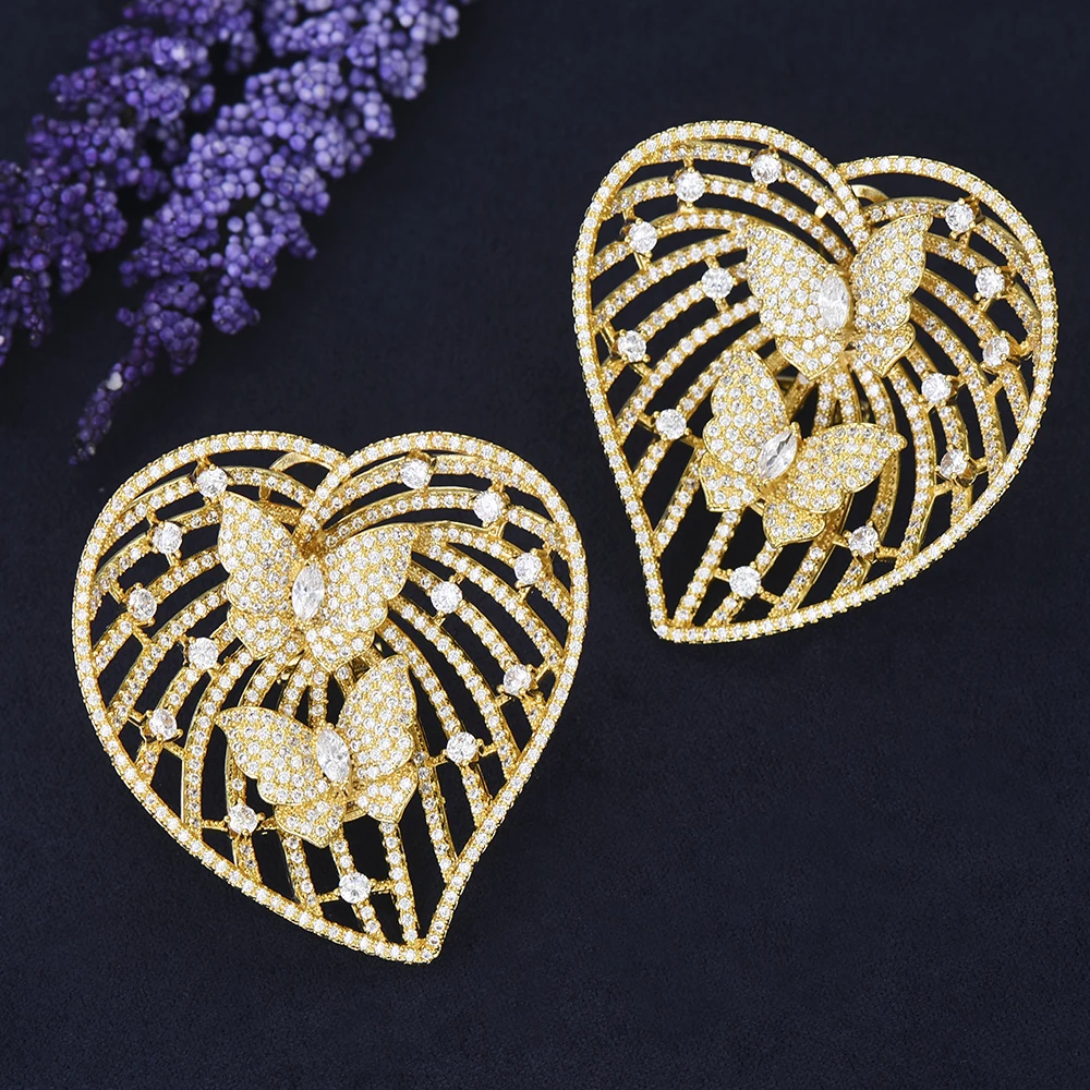 Романтический серьги Для женщин серьги Sweet Heart Форма серебро букле d'oreille femme Мода Одежда высшего качества Модные