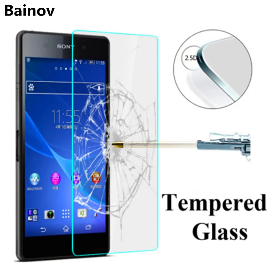 9H ультратонкое закаленное стекло для sony xperia L36H Z1 Z2 Z3 Z4 Z5 Защита экрана C3 C4 C5 M2 M4