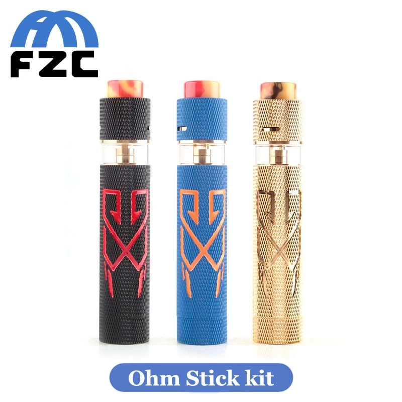 

Original SMOKJOY Ohm Stick Kit 24mm Diameter 18650 Battery Mechanical Mod Authentic 2ml RDTA Tank Starter Kits