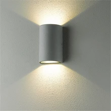 100-240Vac Европейский стиль IP54 10 Вт светодиодный настенный светильник для фашада, виллы, крыльца, зала, 2*5 Вт Двойное боковое излучение настенный светильник