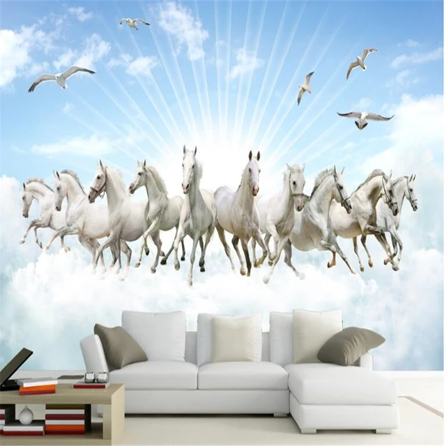 beibehang custom mural wallpaper dream horse to success hd pegasus
