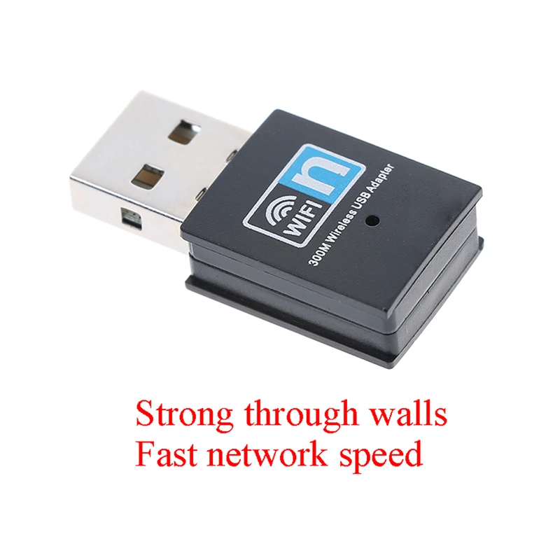 300Mbps Wireless USB Wi-fi Wlan Adapter 802.11 b//g//n Network LAN Dongle TEUS
