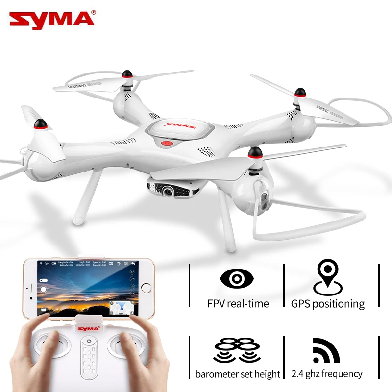 SYMA X25 PRO X25PRO GPS следуй за мной RC Дрон Wifi FPV Регулируемая 720P HD камера Квадрокоптер