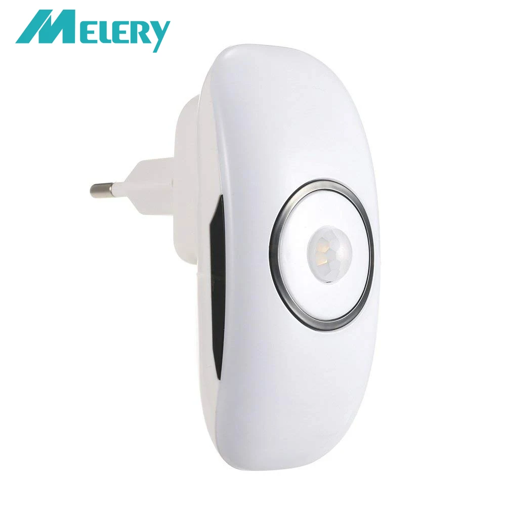 

Smart Night Light PIR Motion Sensor Control Cold White Body Induction Mini Night Lamp Plug-In for Bedroom Living Room Stair