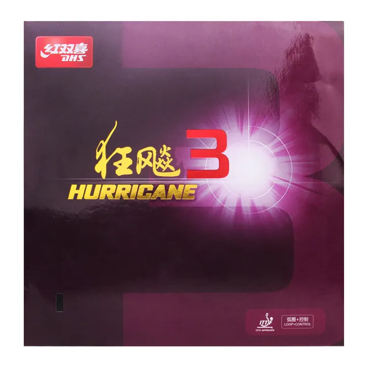 DHS Hurricane 3 (H3 новая версия) Настольный теннис резиновые Pips-в пинг-понг губка