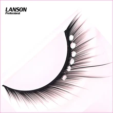 Мерцающие ресницы черные Ленточные много стилей и цветов Поддельные ресницы Стразы накладные ресницы для вечерние свадебные туфли