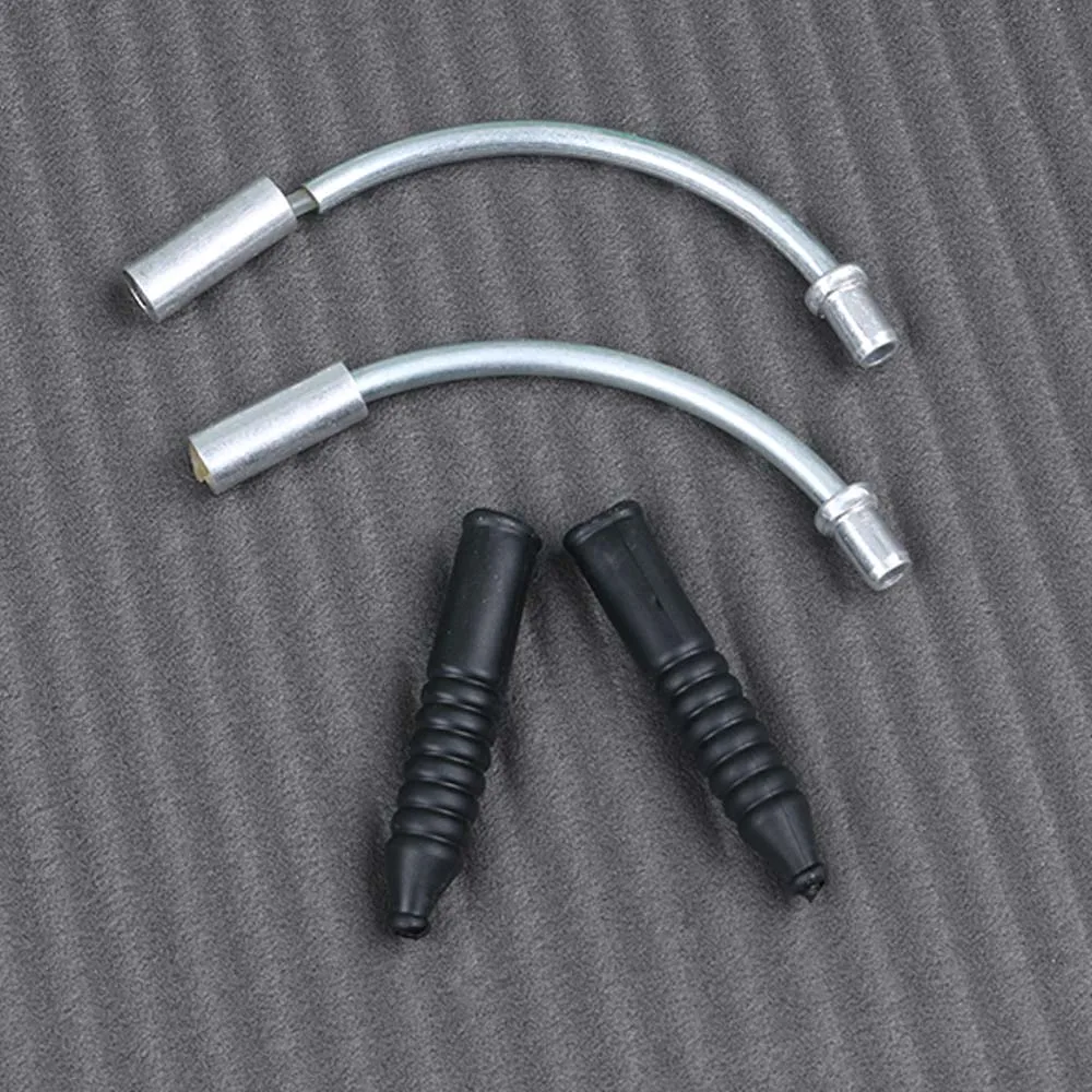 

1Set New Bicycle Folding Bike V Brake Noodles Cable Guide And Plastic Pipe Hoses For Bicycle Brake Plastic Boots Bike Accessory