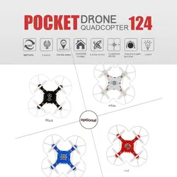 FQ777 124 карманный микро-Дрон 4CH 6axis гироскопа 2,4G переключаемый контроллер Мини Quadcopter RTF детские игрушки drone Дрон на ру Черная пятница