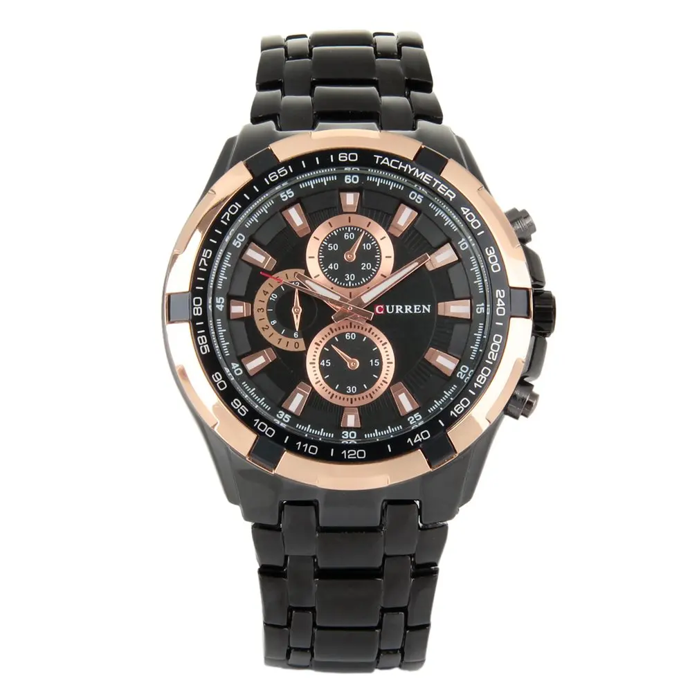 CURREN простой часы для Для мужчин Топ Брендовые мужские кварцевые часы Для мужчин спортивные Бизнес часы Водонепроницаемый Relogio Masculino 8023