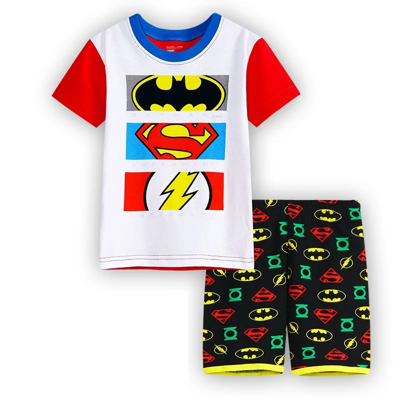 

brand summer 100% cotton boys cartoon Pajamas Children's Sleepwear Baby Dinosaur Night Wears Kids Pyjamas