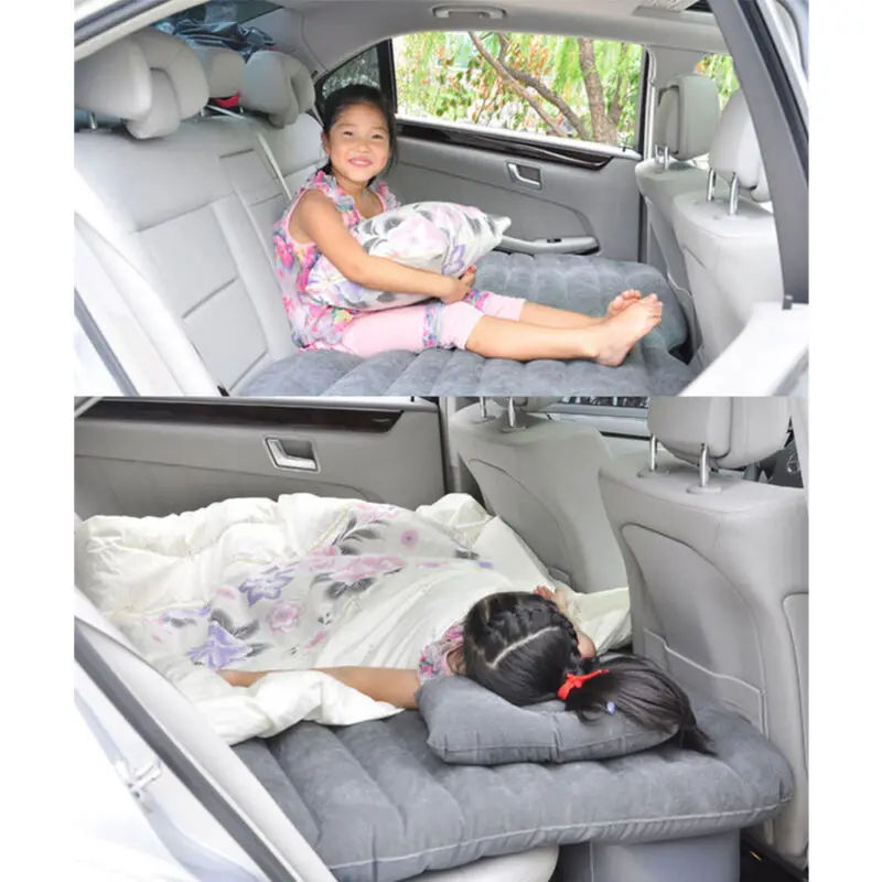 Автомобильный надувной дорожный матрас для отдыха, универсальный матрас для заднего сиденья, многофункциональная подушка для дивана, походный коврик, подушка