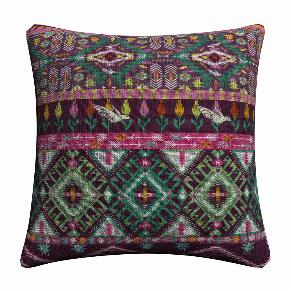 Seamless colorful aztec geometric pattern1