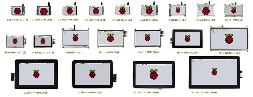 Waveshare 5 дюймов 800*480 резистивный сенсорный экран+ двухцветный чехол, HDMI интерфейс, предназначен для Raspberry Pi