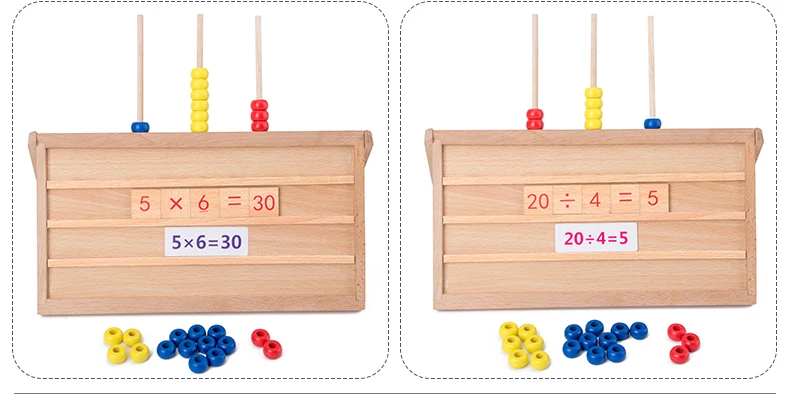 Детские игрушки деревянные игрушки Монтессори многофункциональный учебный Рисунок доска математические игрушки Детский пазл ранний