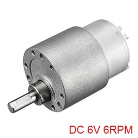 

UXCELL Hot Selling 1PCS Mini DC 6V 6 RPM Gear Box Electric Motor, 4.5kg.cm Loading Torque High-Temperature Resistance for M3
