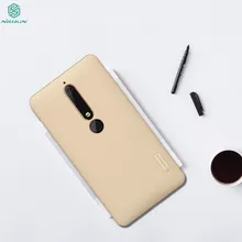 Case For Nokia 6 2018 Version NILLKIN Super Frosted Shield Back Bumper Cover For 2018 Nokia 6 Case with Screen Protector Film