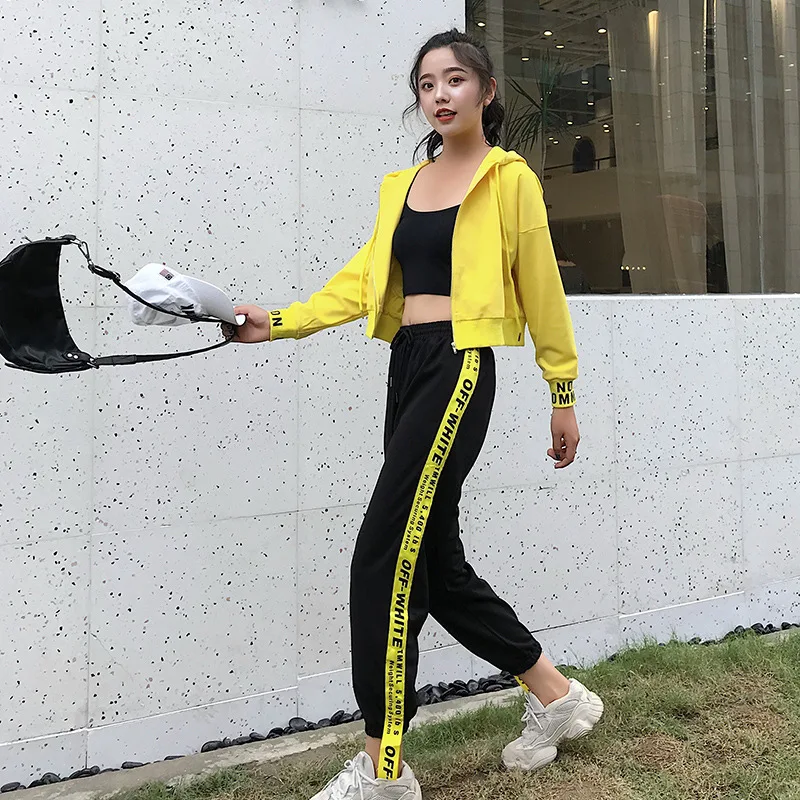

2019 Spring Dress New Women's coat Korean version hundred two set casual set