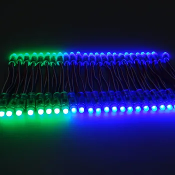 

LMID 1000pcs 12mm WS2811 Full Color Pixel LED Module Light DC5V DC12V Input IP68 Waterproof RGB Color Digital LED Pixel Light