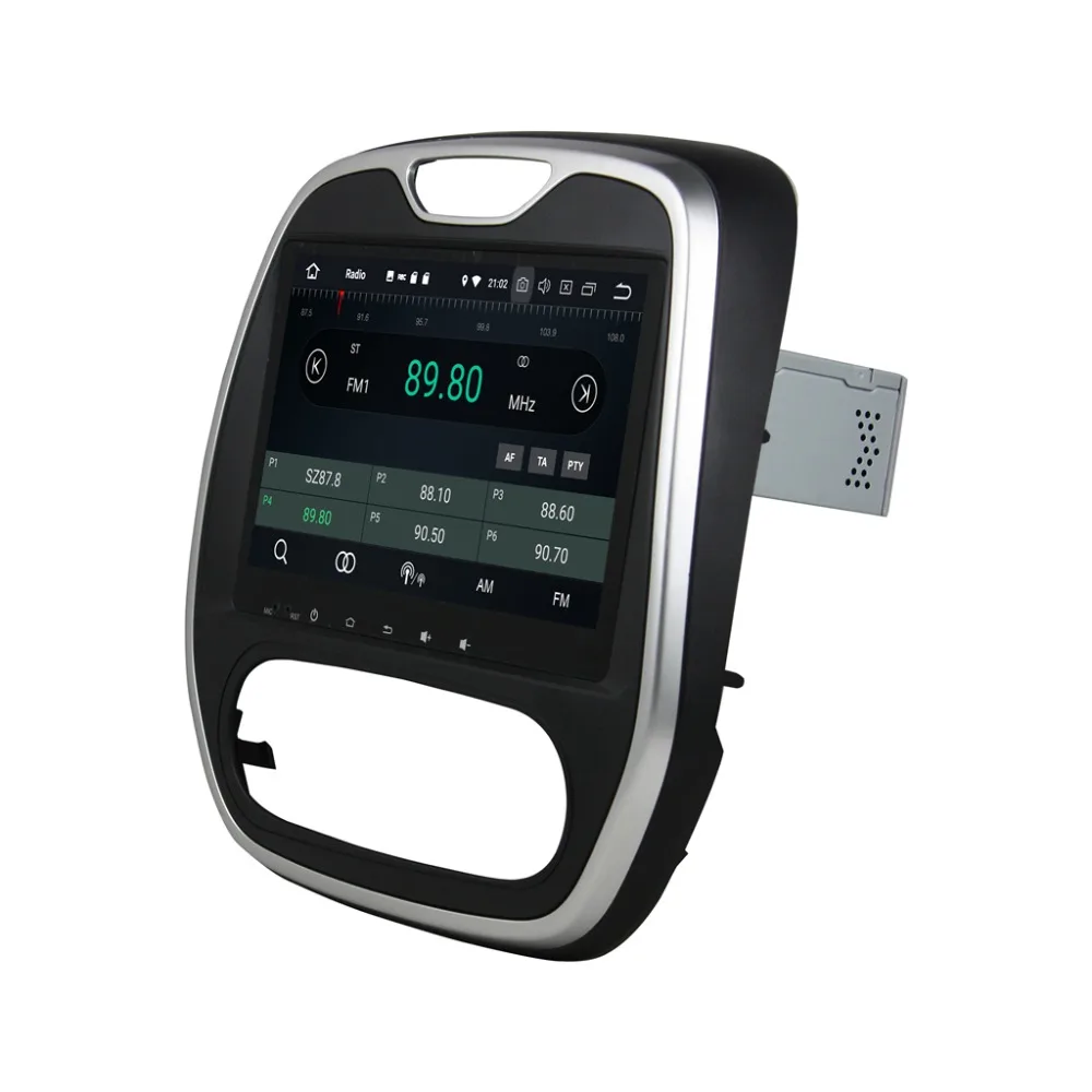 Discount 9" Android 8.0 Octa Core Car DVD Multimedia GPS Navi for Renault Capture 2016 4GB RAM Radio Bluetooth WiFi USB DVR Mirror-Link 6