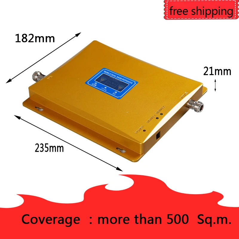 GSM 900 МГц WCDMA 2100 Сотовая связь усилитель сигнала 2G 3g двухдиапазонный мобильный