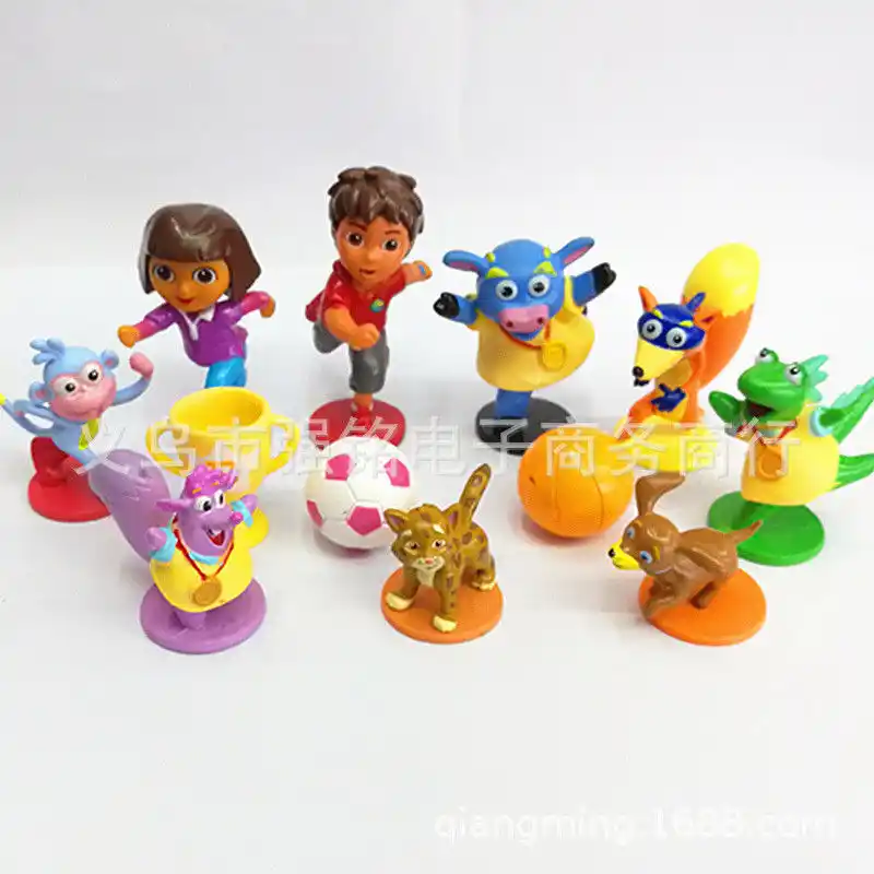 juguetes de plastico con muñecos de 7 cm