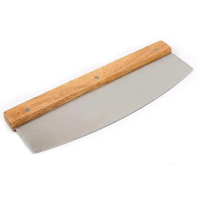 CTREE 1 шт. нож Pisa из нержавеющей стали бука большой нож с ручкой для пиццы для выпечки и тортов хлеба круглый нож для пиццы инструменты C290 - Цвет: C290 Sliver