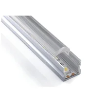 U анодированный светодиодный алюминиевый профиль w/30 градусов объектив AL6063 алюминиевый светодиодный профиль светодиодный канал профиль для на стену