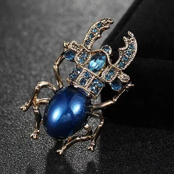 

12pcs/lot Wholesale Enamel Insect Brooches Jewelry Best Men's Broches Bouquet rhinestone Crystal Scarf pins Cartoon
