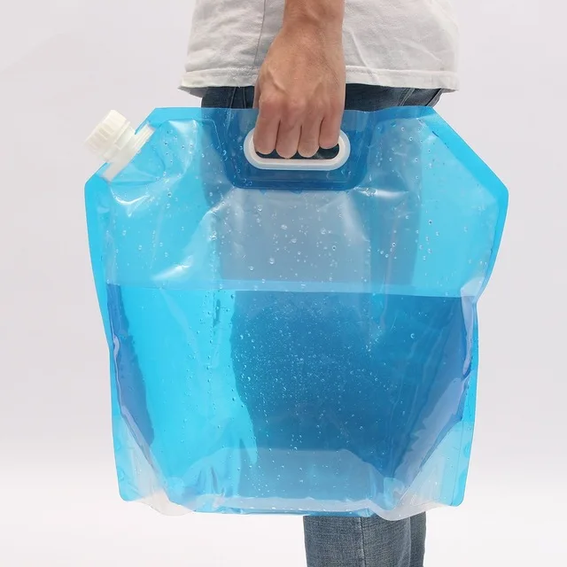 

Safurance Outdoor 10L Collapsible Camping Emergency Survival Water Storage Carrier Bag Supply Emergency Kit Safety